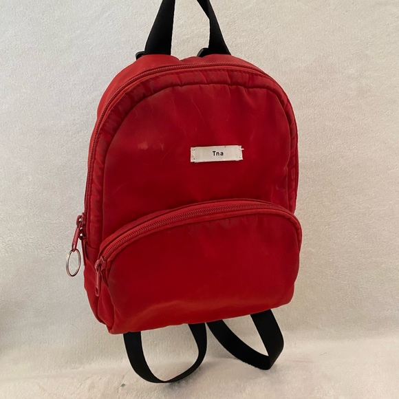 Aritzia TNA Mini backpack (Red) - Picture 1 of 11